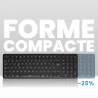 Clavier Ergonomique Sans Fil Rechargeable Bluetooth & 2.4GHz - T'nB ERGO - 2