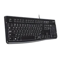 Clavier Filaire Logitech K120 USB QWERTY Noir - Confort et Fiabilité au Quotidien - 1