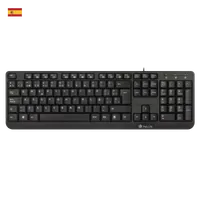 NGS FunkyV3 - Clavier USB Noir Espagnol QWERTY