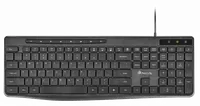 NGS SPECTRA FR clavier maison/bureau USB AZERTY Français Noir - 1