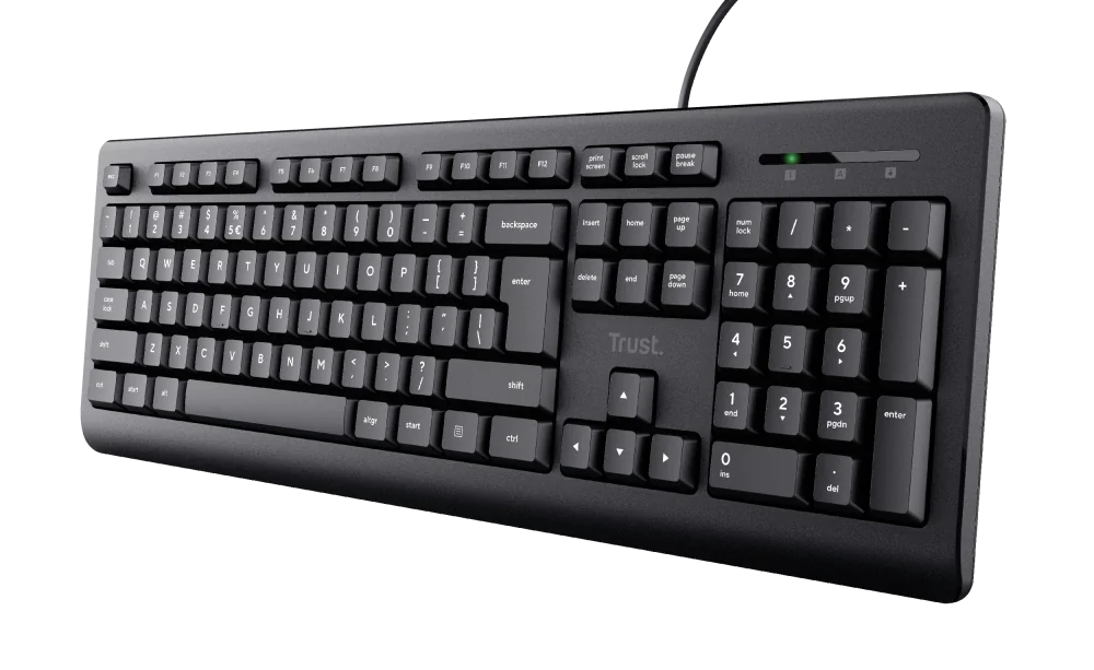 Trust TK-150 clavier Bureau USB Français Noir