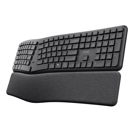 Trust Keyra Clavier sans fil multi-appareils ergonomique