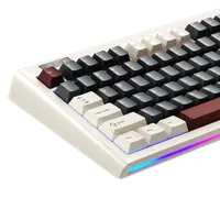 Clavier Gamer Mécanique Sans Fil 1stPlayer Neo87 RGB Blanc - Switchs BSON Lavender - 2