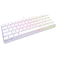 Clavier Gamer Mécanique Corsair K65 RGB MINI 60% Cherry MX Red AZERTY Blanc