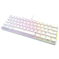 Clavier Gamer Mécanique Corsair K65 RGB MINI 60% Cherry MX Red AZERTY Blanc - 3