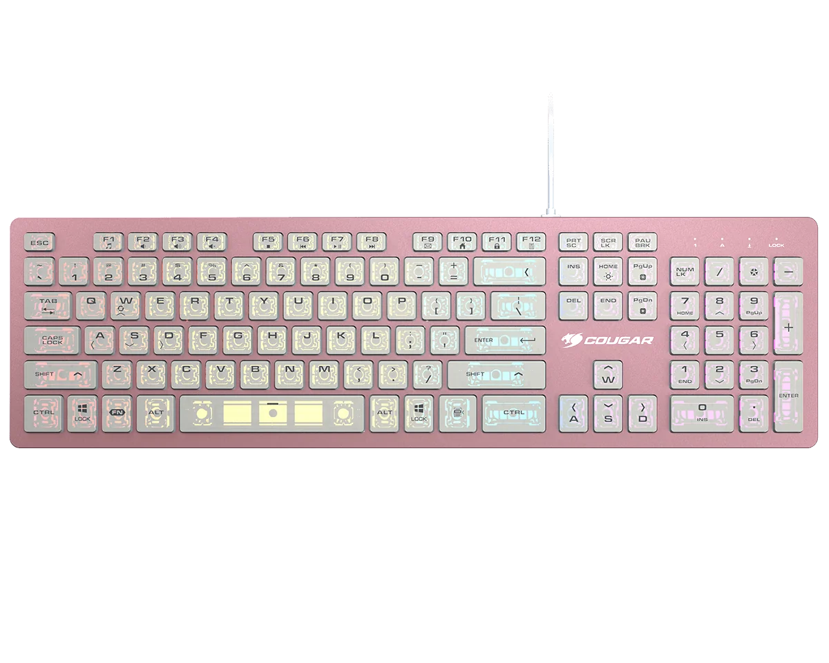 COUGAR Vantar AX clavier Gaming USB AZERTY Français Rose