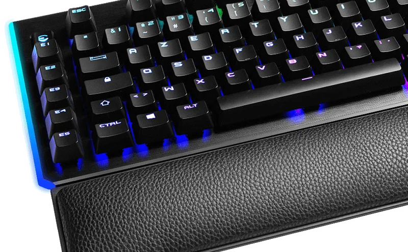 Clavier Gamer Mécanique EVGA Z20 RGB Light Strike Silver - Noir
