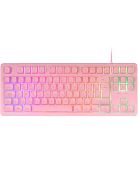 Mars Gaming MK023 clavier USB Français Rose
