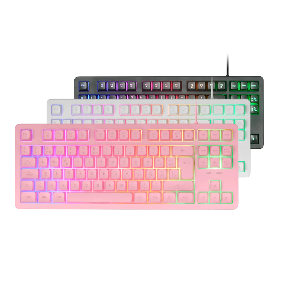 Mars Gaming MK023 - Clavier Gaming TKL H-Mechanical Rouge