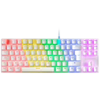 Mars Gaming MK80 clavier USB AZERTY Français Blanc