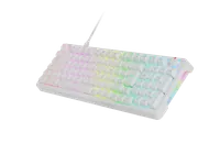 Mars Gaming MKPROWYFR - Clavier Mécanique USB AZERTY Blanc