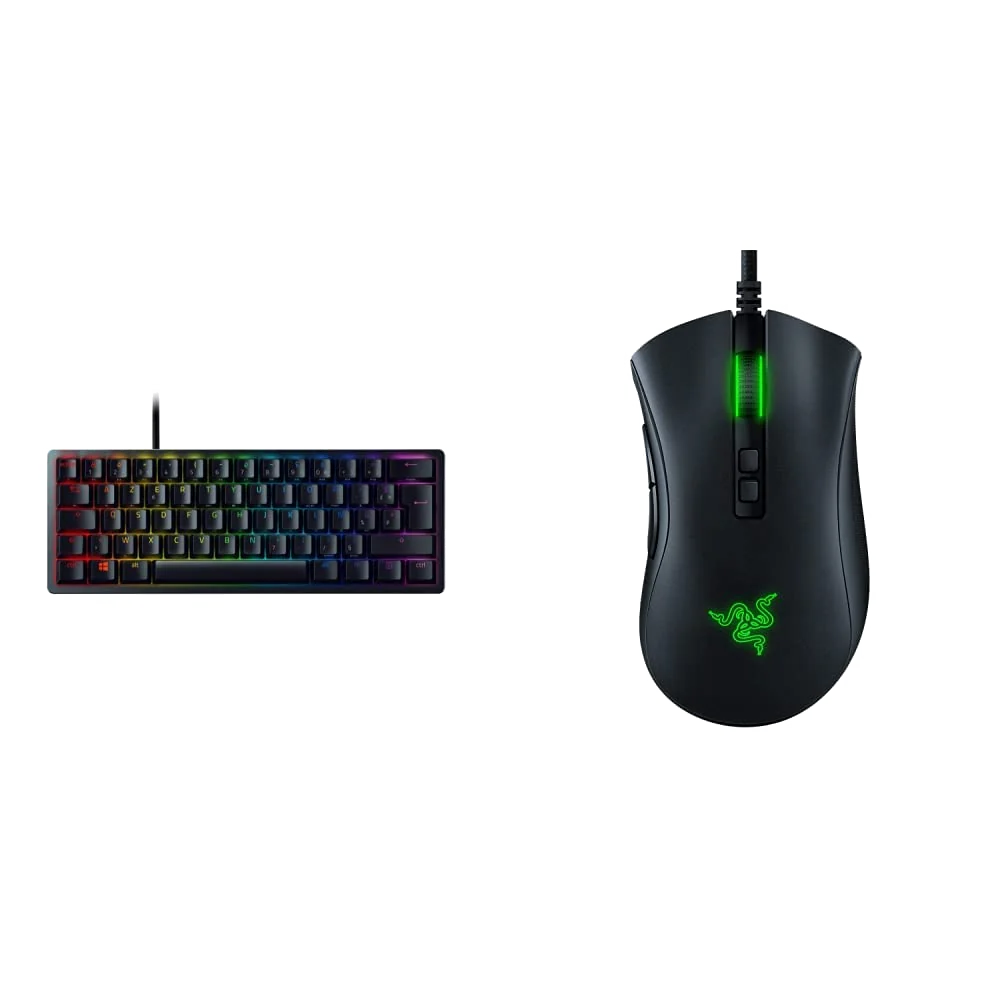 Clavier Gaming Razer Huntsman Mini Optique Purple - Compact 60% AZERTY Noir