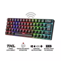 Clavier Gamer Spirit of Gamer Xpert K200 TKL RGB - Mécanique Rouge, Triple Mode - 2
