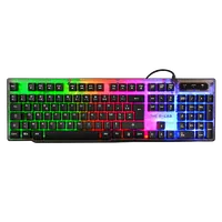 Clavier Gamer The G-Lab Keyz Neon FR AZERTY Rétroéclairé Rainbow - 3