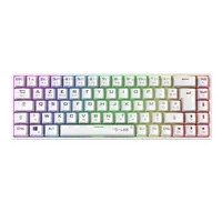 Clavier Gaming Mécanique Sans Fil The G-Lab Keyz Titanium WL Blanc RGB Azerty - 3