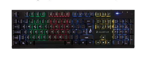 SureFire KingPin X2 clavier Gaming USB AZERTY Français Noir, Métallique