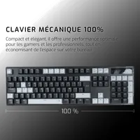 Clavier Gaming Mécanique Sans Fil Onlan CA-340 Yin - Noir - 1