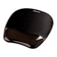 Repose-Poignet Ergonomique Gel Crystal Noir pour Souris