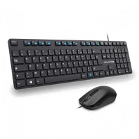 Pack Clavier + Souris Filaire USB Advance WorkMate Plus AZERTY Noir