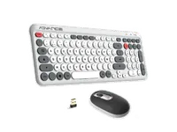 Pack Clavier et Souris Sans Fil Advance Pep'S Gris/Blanc AZERTY - 3