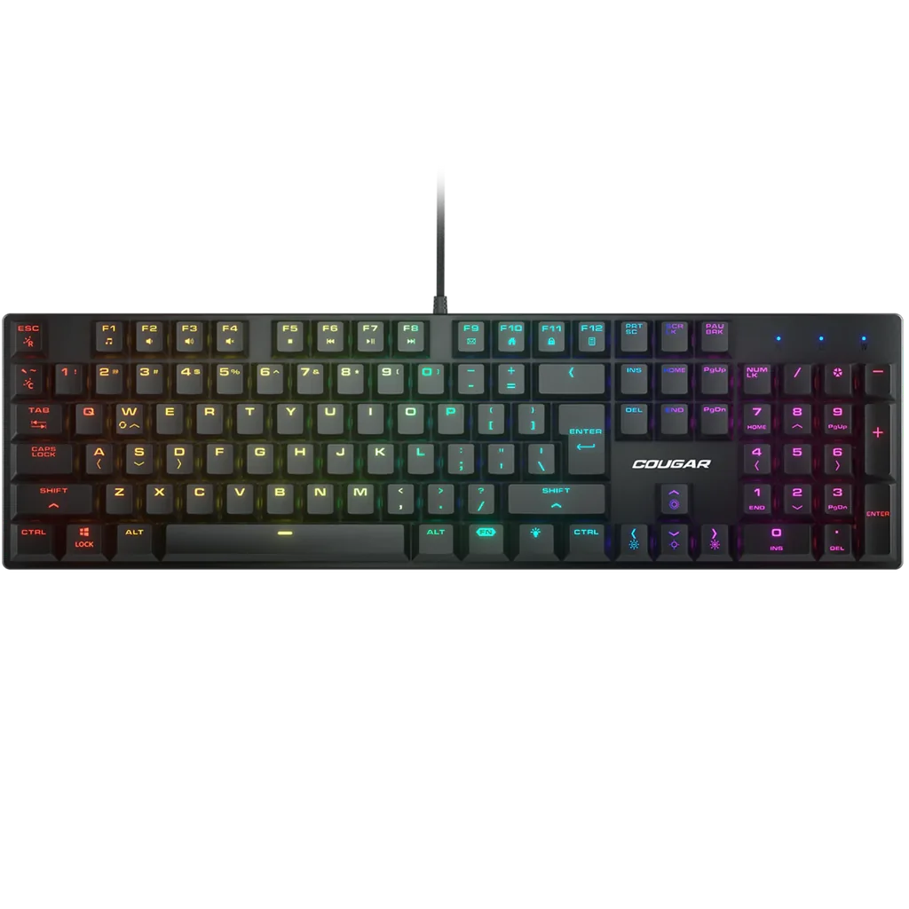 Pack Clavier et Souris Gaming Cougar Combat RGB - Noir
