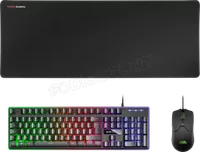 Pack Gamer 4 en 1 Mars Gaming We Gamium RGB Noir