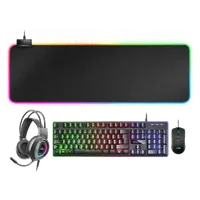 Pack Gamer 4 en 1 Mars Gaming We Gamium RGB Noir - 3