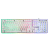 Mars Gaming MCPXWFR - Pack Clavier Souris Gaming Blanc - 2
