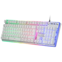 Mars Gaming MCPXWFR - Pack Clavier Souris Gaming Blanc - 3