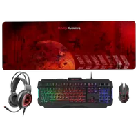 Mars Gaming MCPRGB2FR - Pack Clavier, Souris et Tapis de Souris RGB - 1