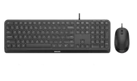 Philips 2000 series SPT6207B/19 clavier Souris incluse Universel USB AZERTY Français Noir - 1