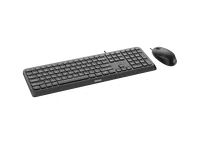 Philips 2000 series SPT6207B/19 clavier Souris incluse Universel USB AZERTY Français Noir - 2