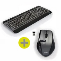 Pack Télétravail 3 en 1 : Clavier, Souris et Support PC Portable - Noir - 3