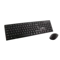 Pack Clavier et Souris Sans Fil T'nB Classy Noir