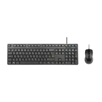 Targus AKM622FR - Pack Clavier et Souris USB AZERTY Noir