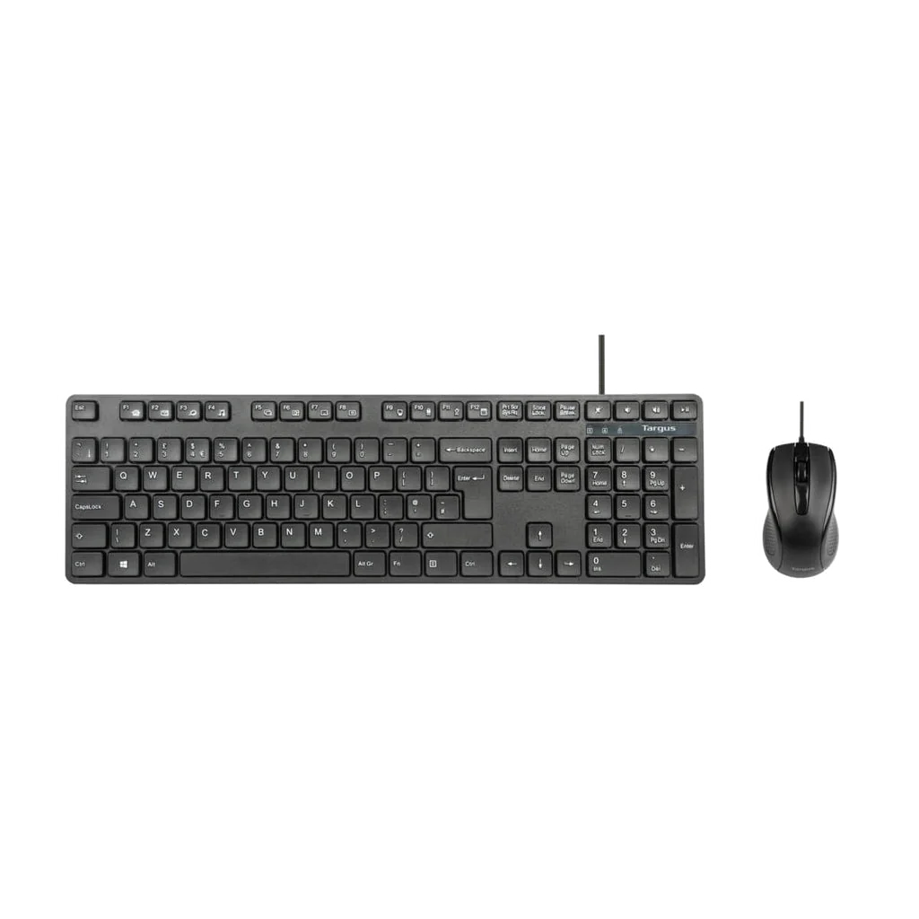 Targus AKM622FR - Pack Clavier et Souris USB AZERTY Noir