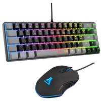 Pack Clavier Souris Gamer The G-Lab Hydrogen BKG - Format 65% RGB AZERTY