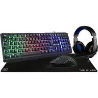 Pack Gaming 3-en-1 The G-Lab Combo Yttrium : Clavier RGB, Souris 2400 DPI et Tapis - 2