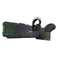Pack Gaming 3-en-1 The G-Lab Combo Yttrium : Clavier RGB, Souris 2400 DPI et Tapis - 4