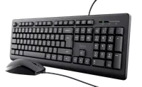 Trust Primo - Pack Clavier et Souris USB AZERTY Noir
