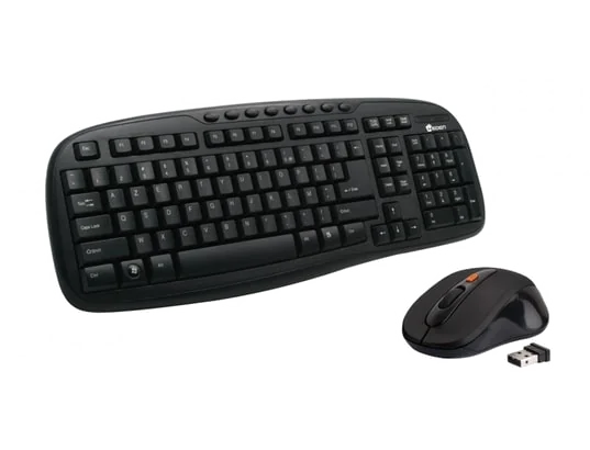 Pack Clavier et Souris Sans Fil Heden KPC60WIFCA Noir
