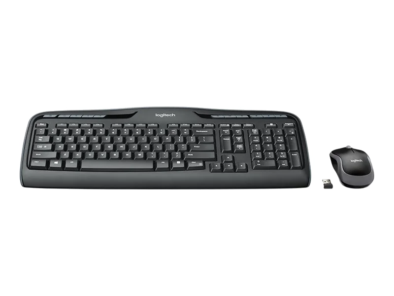 Pack Clavier et Souris Sans Fil Logitech MK330 AZERTY Noir