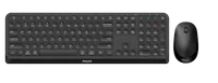 Philips 4000 series SPT6407B/19 clavier Souris incluse Universel RF sans fil + Bluetooth AZERTY Français Noir