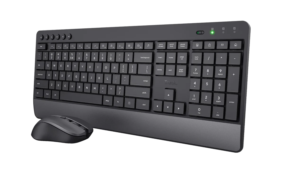 Trust Trezo Ensemble confort clavier et souris sans fil