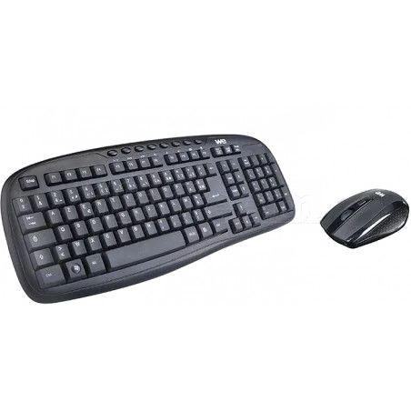 Pack Clavier Souris Sans Fil WE Deluxe - Noir