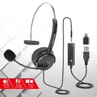 Casque Micro Filaire Advance Smarphonics 350 avec Réduction de Bruit - 1