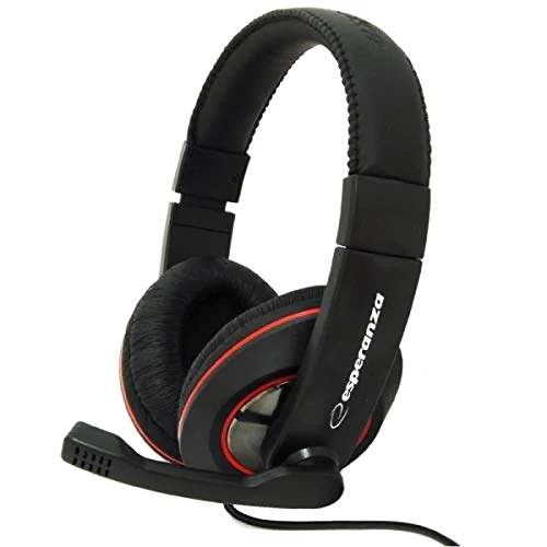 Casque Micro Esperanza EH118 Sonata Noir - Confort et Clarté Audio