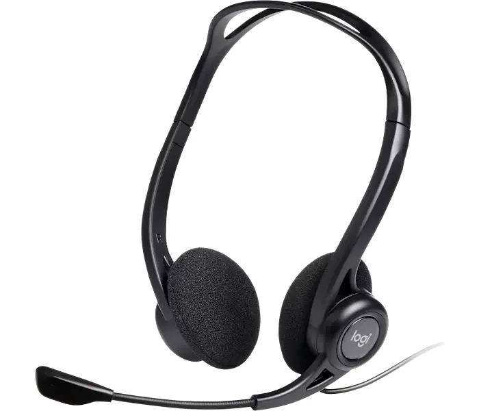 Casque USB Logitech 960 avec Micro Anti-Parasite - Confort et Clarté pour PC/Mac