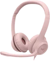 Casque Micro Logitech H390 USB-A Rose - Confort et Clarté pour le Bureau - 1
