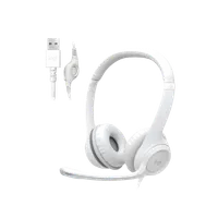 Casque Micro Logitech H390 USB-A Rose - Confort et Clarté pour le Bureau - 2